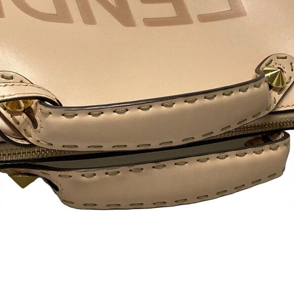 Auth FENDI By The Way 8BL146 Pink Beige Leather - Handbag - Picture 8 of 16